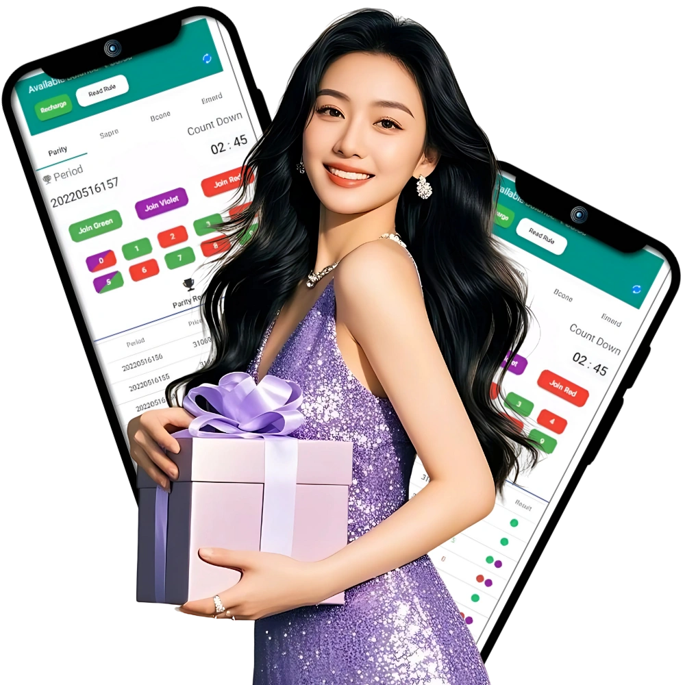 MantriMall App color-prediction gaming platform with secure transactions and referral bonuses